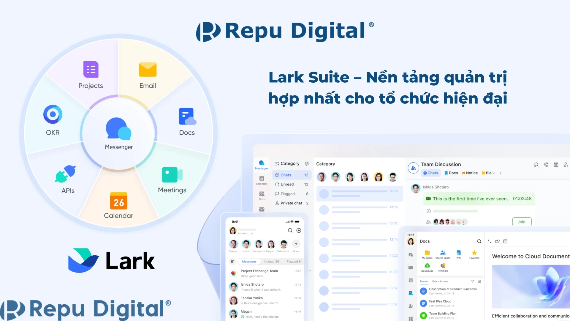 Lark Suite - Nền tảng quản trị hợp nhất cho tổ chức hiện đại